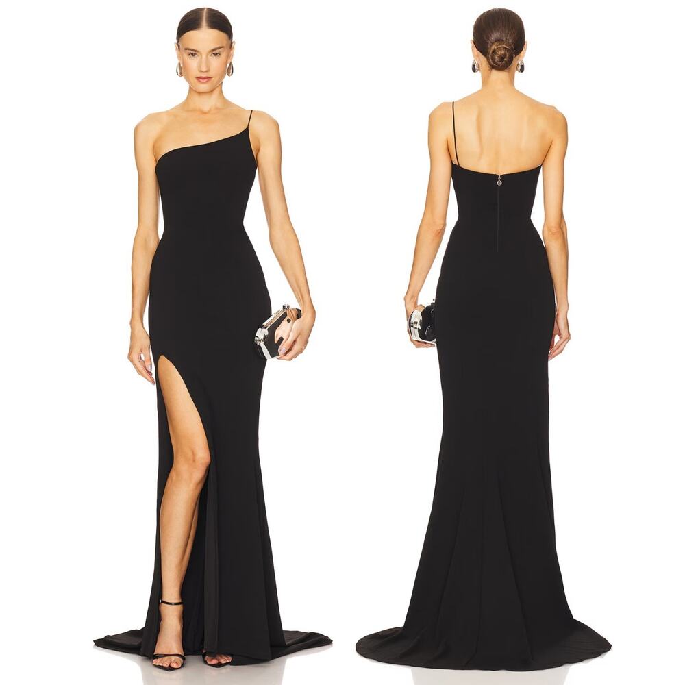 Nookie Jasmine Gown Maxi One Shoulder Formal Gala Party Cocktail Prom M